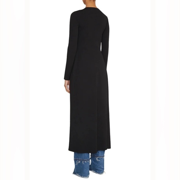 BRANDON MAXWELL The Emm Jersey Cardigan Midi Dress in Black Size XS $2795 NWT - Picture 7 of 14